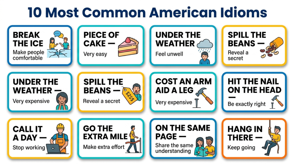 Commonly Used Idioms in the USA