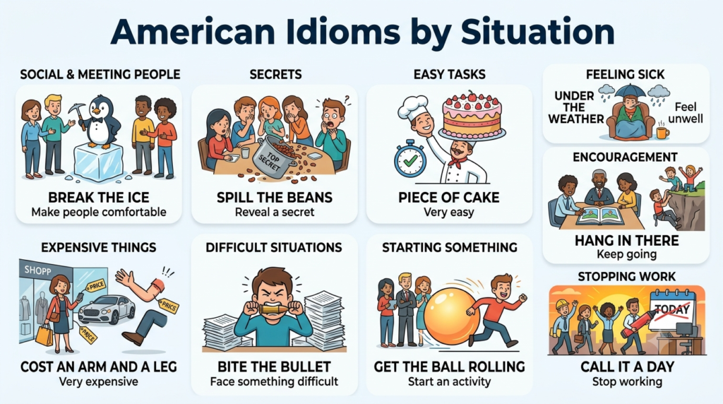 Commonly Used Idioms in the USA