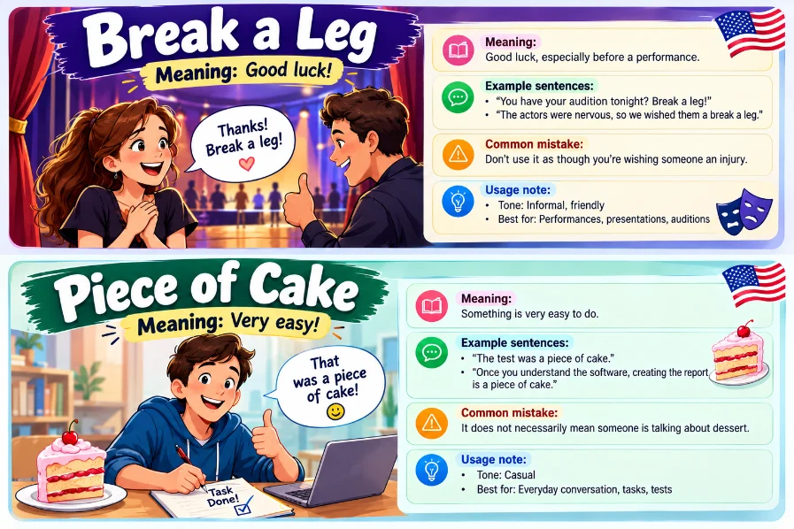American Idioms Examples