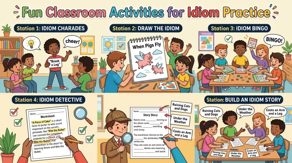 Fun with Idioms Worksheets