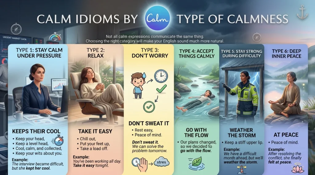 Calm Idioms