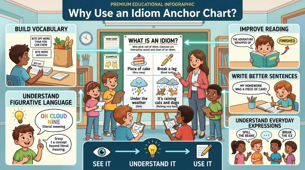 Idioms Anchor Chart 3rd Grade