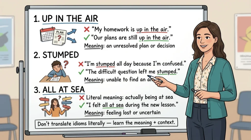 Idioms for Confusion
