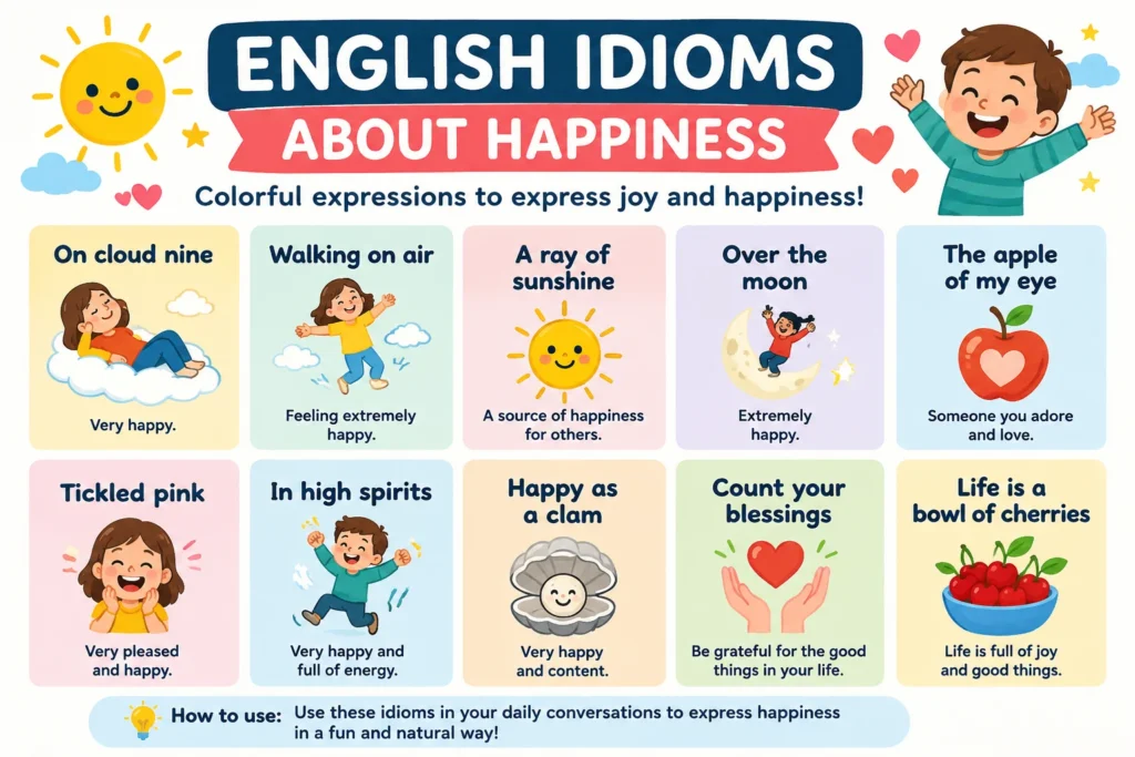 Idioms About Being Happy
