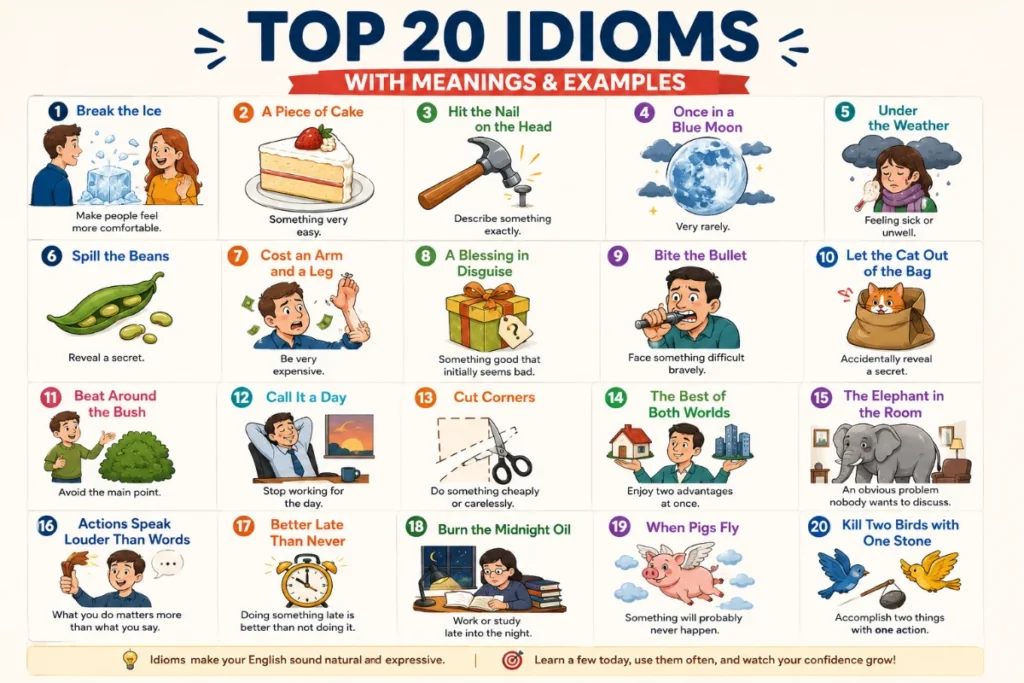 Top 20 Idioms