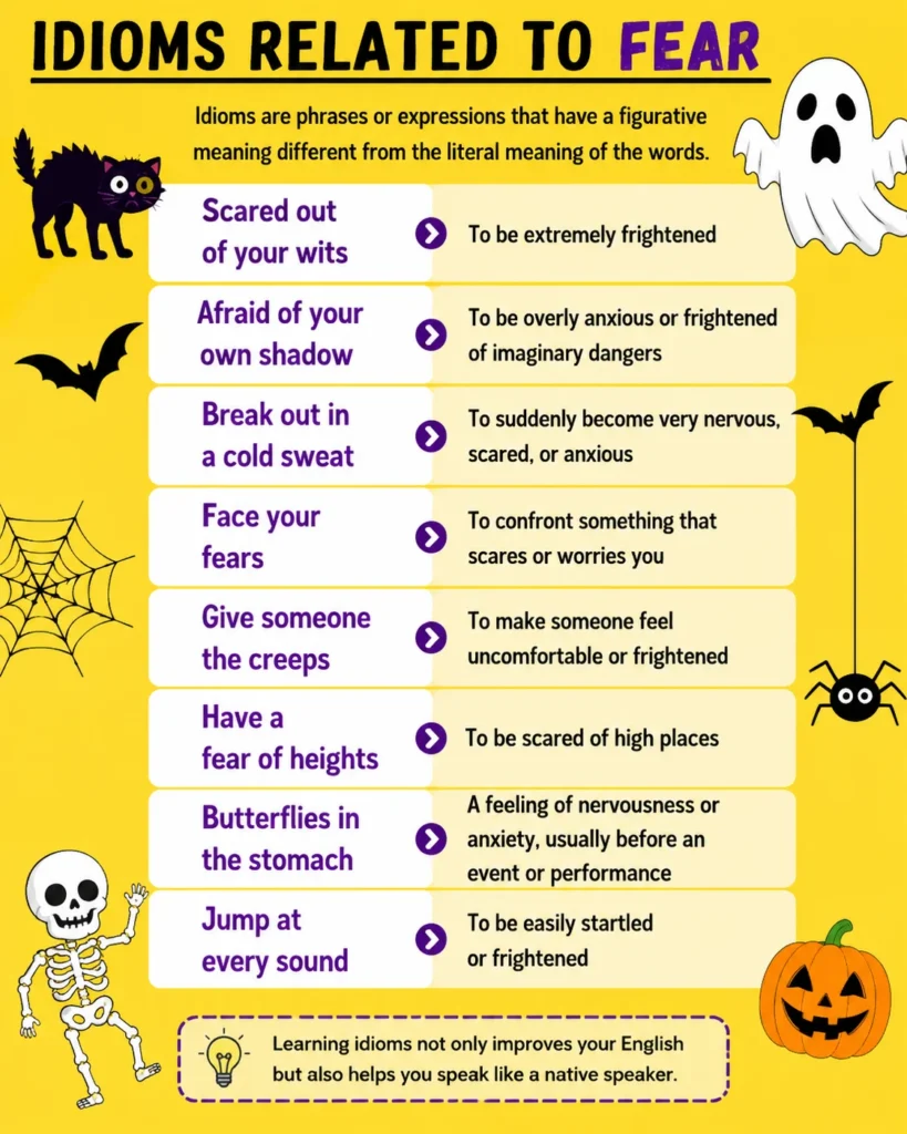 Fear Idioms