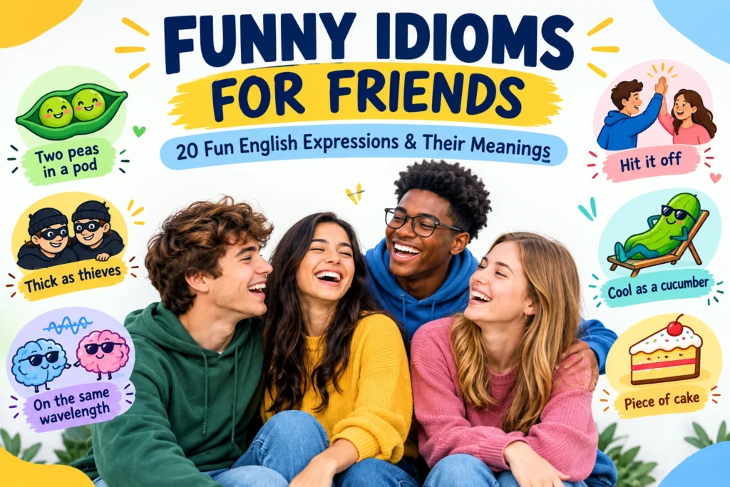 Funny Idioms for Friends