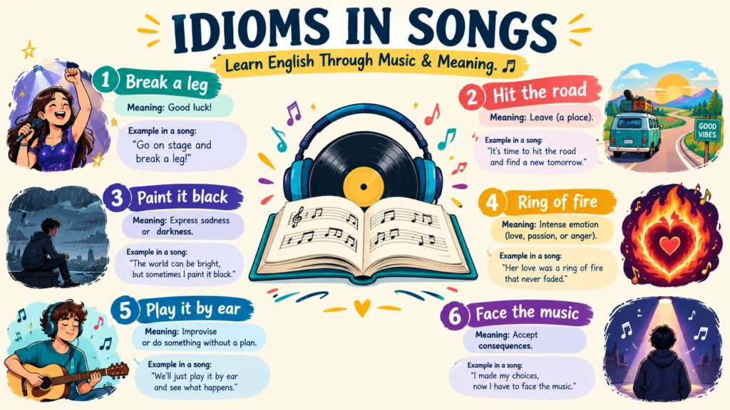 Examples of Idioms in Songs