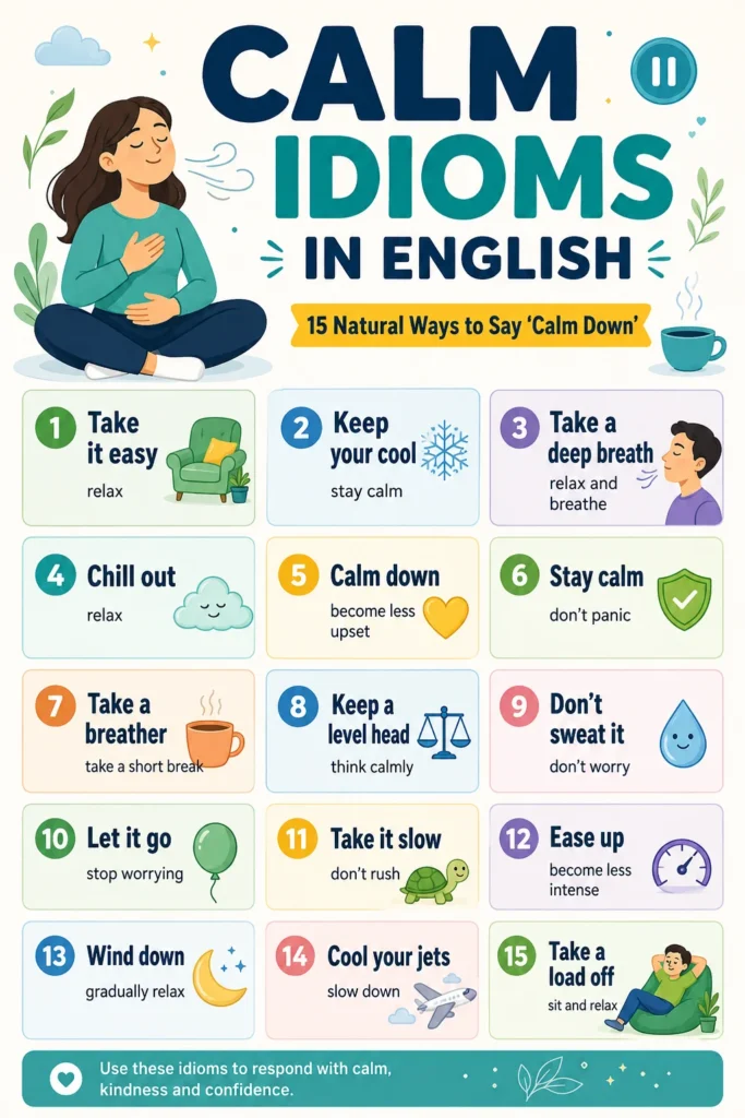Calm Idioms