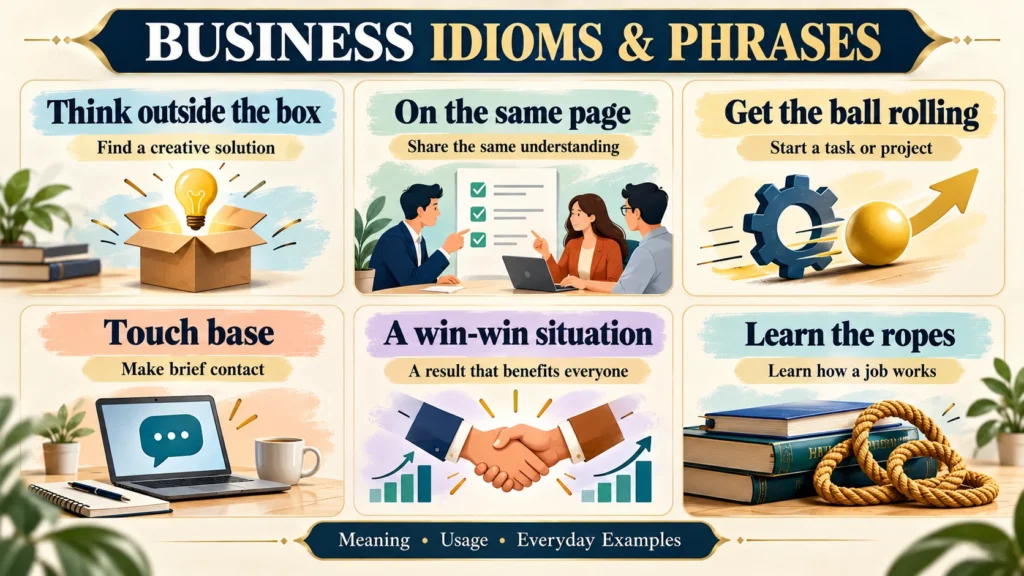 Business Idioms and Phrases PDF